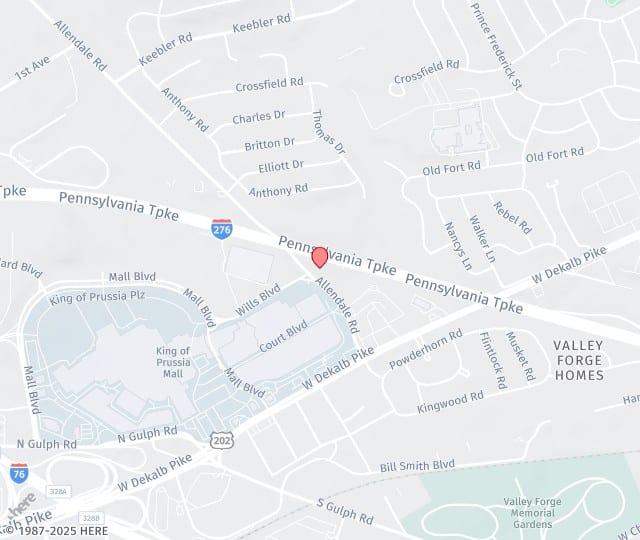 Location Map: 198 Allendale Rd, Suite #303 King of Prussia, Pennsylvania 19406